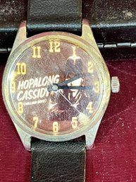 Hopalong Cassidy Leather Banded Wrist Watch