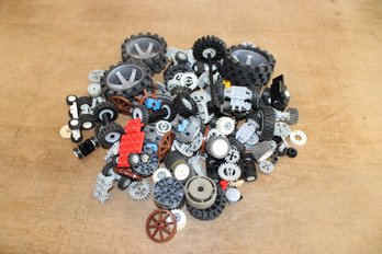 Lot Of Lego Tires And Wheels