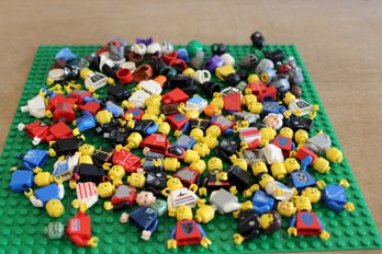 Lego Assorted Body Pieces, Helmets, Hair, And More