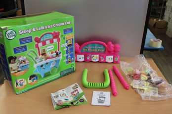 Leap Frog Scoop And Learn Ice Cream Cart Gently Used In Box