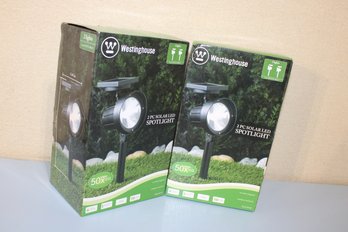 Westinghouse Solar LED Spotlights (2 Per Box, 2 Boxes)