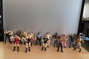 Wrestling Figures Posable 16 Pieces 1999-2005