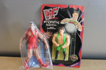 WWF Wrestle Mania Figures Brian Christopher And Kurt Angle 2 New In Packages