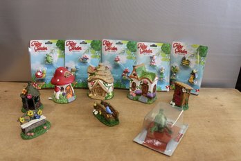 Fairy Garden Figures And Houses 13 Pieces