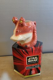 Star Wars Episode I Ceramic Mug Jar Jar Binks New In Package
