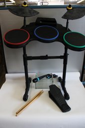 Guitar Hero Drum Set With Accessories