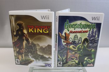 2 Wii Games Wii The Monkey King The Legend Begins Goosebumps Horror Land