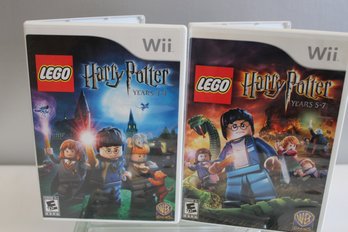 2 Wii Games Harry Potter Years 1-4  And Harry Potter  5-6