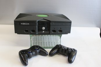 X Box Console With 2 Wireless Controllers