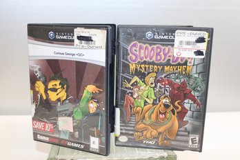 Nintendo Game Cube Curious George Scooby Do! (2 Games)