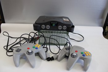 Nintendo 64 Control Deck With 2 Controllers