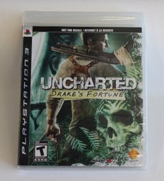 Uncharted Drake's Fortune Game For PS3 New In Package Factory SealedUncharted PS3 New Factory S