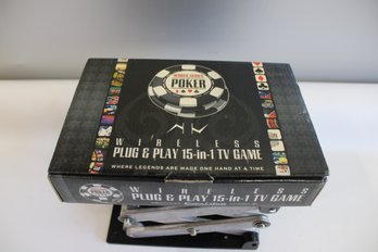 World Series Of Poker Wireless Plug And Play 15-in-1 TV Game Open New Box