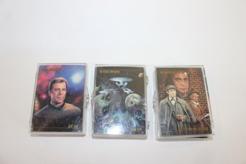 2 Pack Of Star Trek Cards And 1 Pack Of Star Trek Next Generation Cards