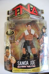 Total Non Stop Action Samoa Joe With X-division Trophy And Towel New In Package