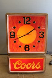 Coors Clock Light 1986 Tested Works 21' X 14' X 5'