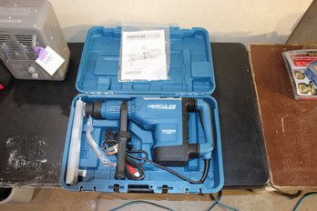 Hercules Rotary Hammer With Drill Bits Model No. HE35 In Blow Mold Case