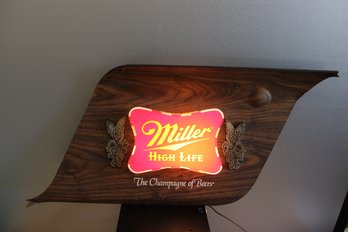 Miller High Life The Champion Of Beer Lighted Sign Tested And Works 13' X 25'