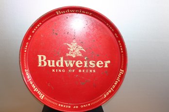 Budweiser Metal Tray 12' Diameter