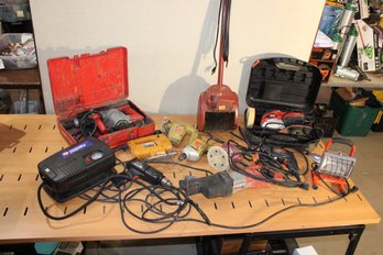 Huge Corded Power Tool Lot All Tested But All Sold As Is