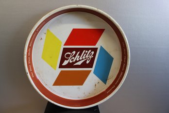 Schlitz Metal Tray 13' Diameter