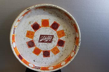 Schlitz Metal Tray 13 ' Diameter