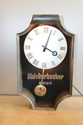 Knickerbocker Beer Lighted Clock Tested Works 20' X 12' X 6'