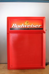 Budweiser Lighted Menu Board Tested Works