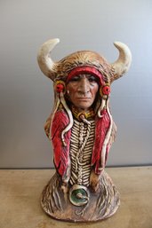 Chalkware Native American 19' X 11' X 9'