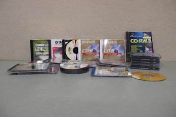 Blank CDs & DVDs Lot CD- R74 Compact Disc Recordable, Dvd-recordable 15 Pac