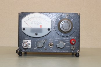 Tuned Amplifier And Null Detector Type 1232-A