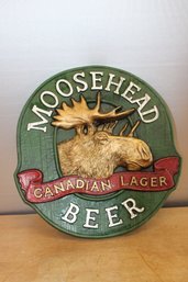 Moosehead Plastic Wall Advertisement 14' X 15 1/2'