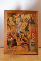 Teachers Cream Scotch Whiskey Collage 18' X 14'