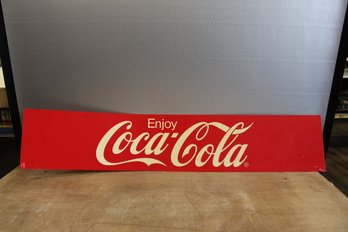 Plastic Coca Cola Sign 7' X 35'