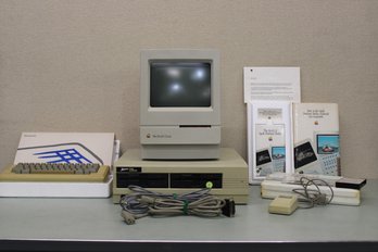 Vintage Zenith Data System Model: ZF-148-21, With Macintosh Monitor Model: M4150, Macintosh Key Board & Media