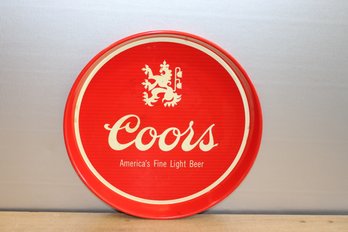 Coors Tin Tray 12' Diameter