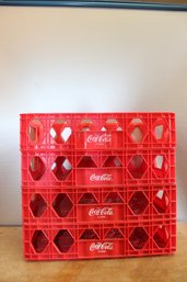 Coca Cola Plastic Crates (4) 18 1/2' X 12' X 4'