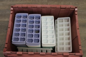 Lot Of 30 Plus Plastic Ice Cube Trays