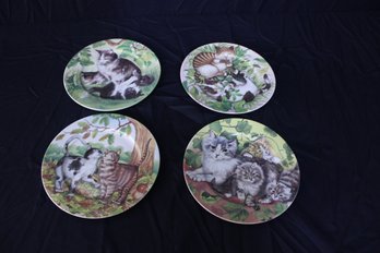 4 Limoges Plates 7-12 Inches