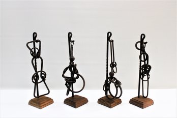 Handmade Wrought Iron Puzzles (4)