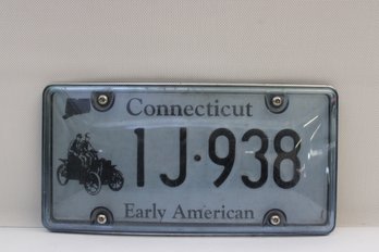 License Plate IJ 938 Early American 12' X 6'