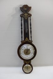 Wall Clock, With Barometer And Thermometer By Technotempo 18'