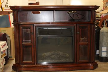 Fireplace Beautiful Furniture With 2 Doors And Shelves 54' X 18' X 38'