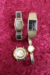 Lot Of Watches (4) Including Jacobson Timex Bolova