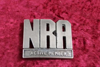 NRA Active Member Belt Buckle