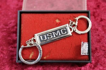 USMC Chrome Key Chain