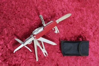 Swiss Army Knife With Case