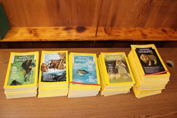 75 National Geographic Magazines 1970-1977