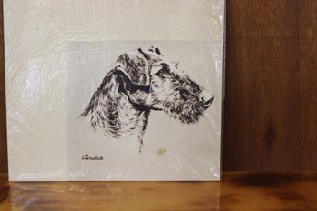 Airdale Dog Print