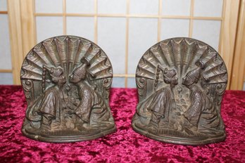 1920s Art Deco Bronze Bookends